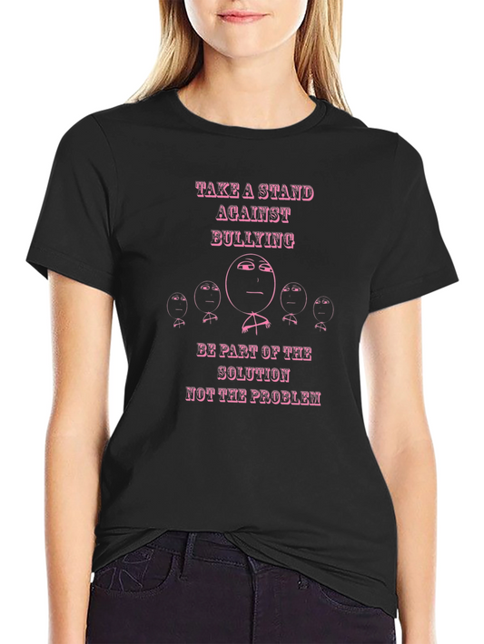 Stand Against Bullying Black T-Shirt