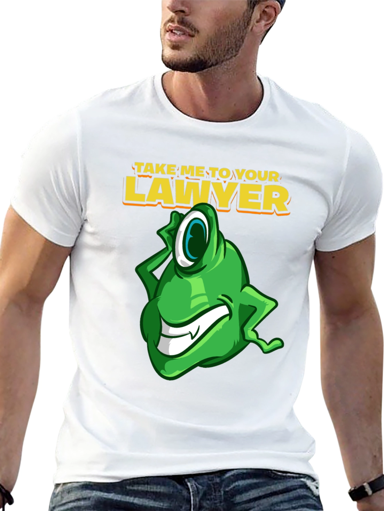 Take Me To Your Lawyer Black T-Shirt