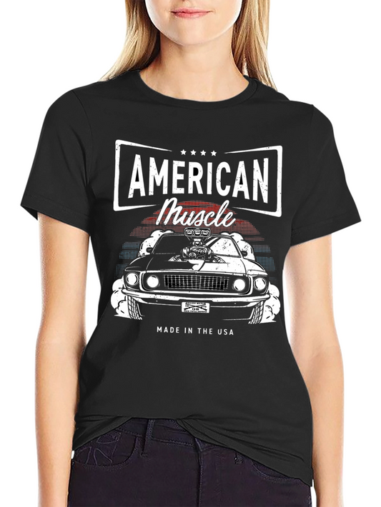 American Muscle Car Graphic Tee