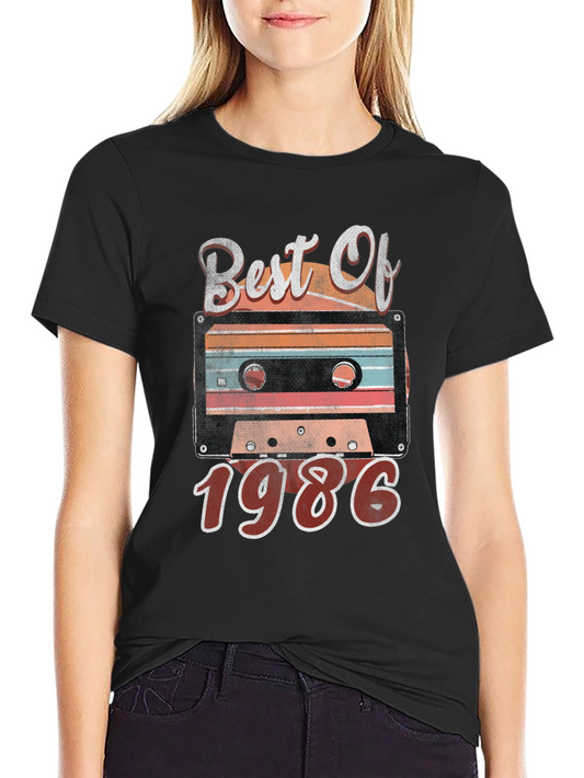 Best of 1986 Retro Cassette T-Shirt