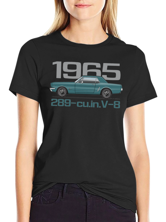 1965 Ford Mustang V-8 Graphic T-Shirt