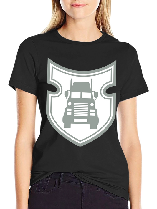 Truck Shield Graphic Tee - Black
