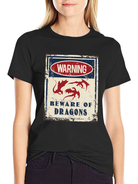 Beware of Dragons T-Shirt | Fantasy Tee