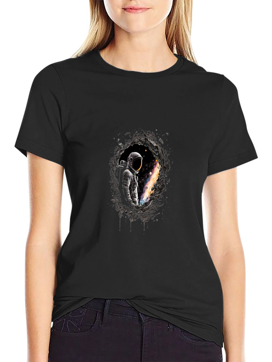 Astronaut Space Portal Graphic Tee