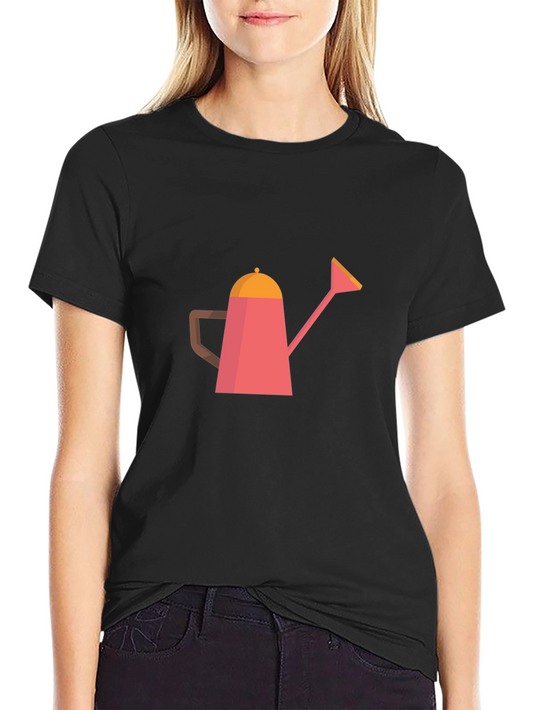 Watering Can Graphic Tee - Stylish Garden Lover Shirt