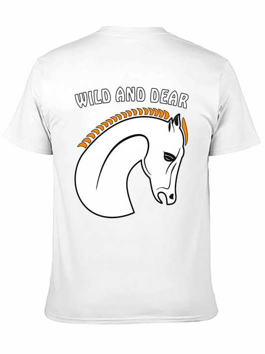Wild and Dear Horse Graphic Tee - Black