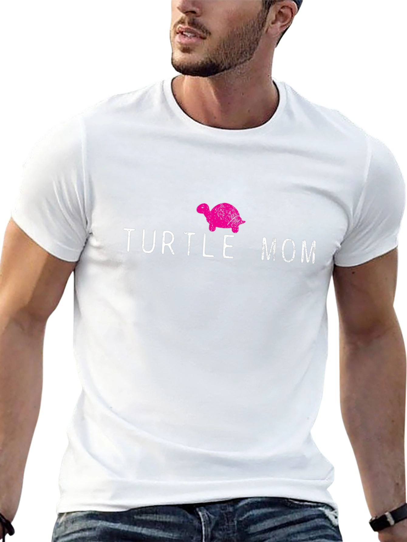 Turtle Mom Graphic Tee - Unique Design