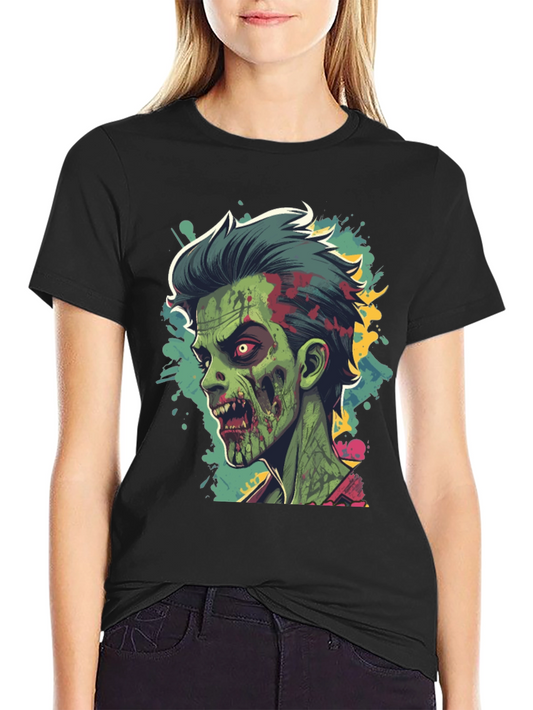 Zombie Graphic Tee - Cool Halloween Style