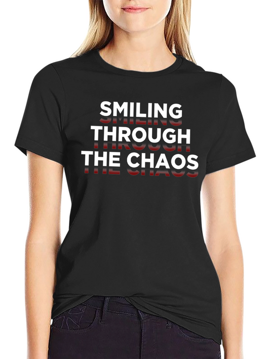 Smiling Through The Chaos Graphic Tee