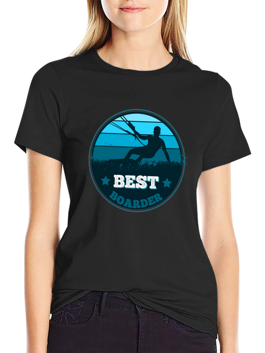 Best Boarder T-Shirt - Kite Surfing Design