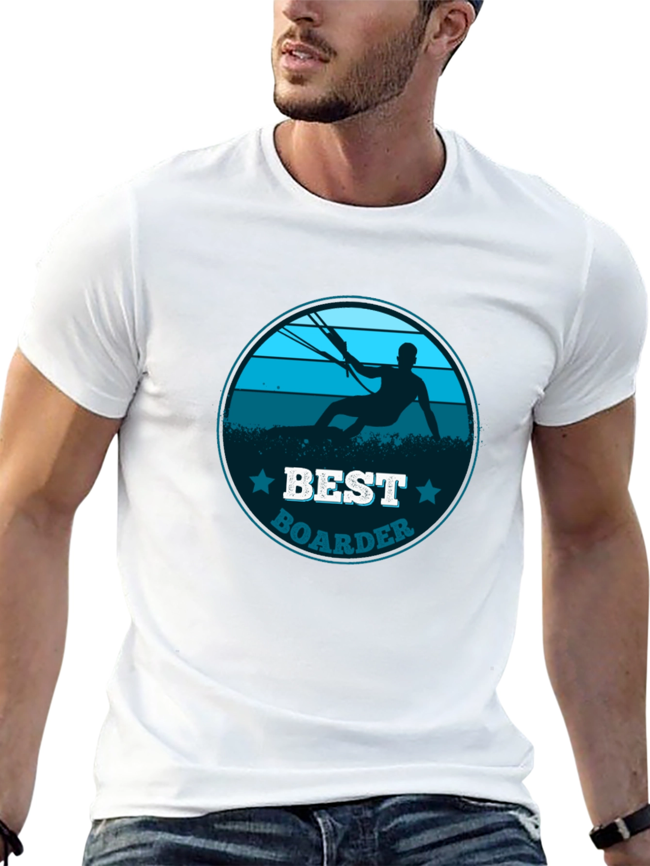 Best Boarder T-Shirt - Kite Surfing Design