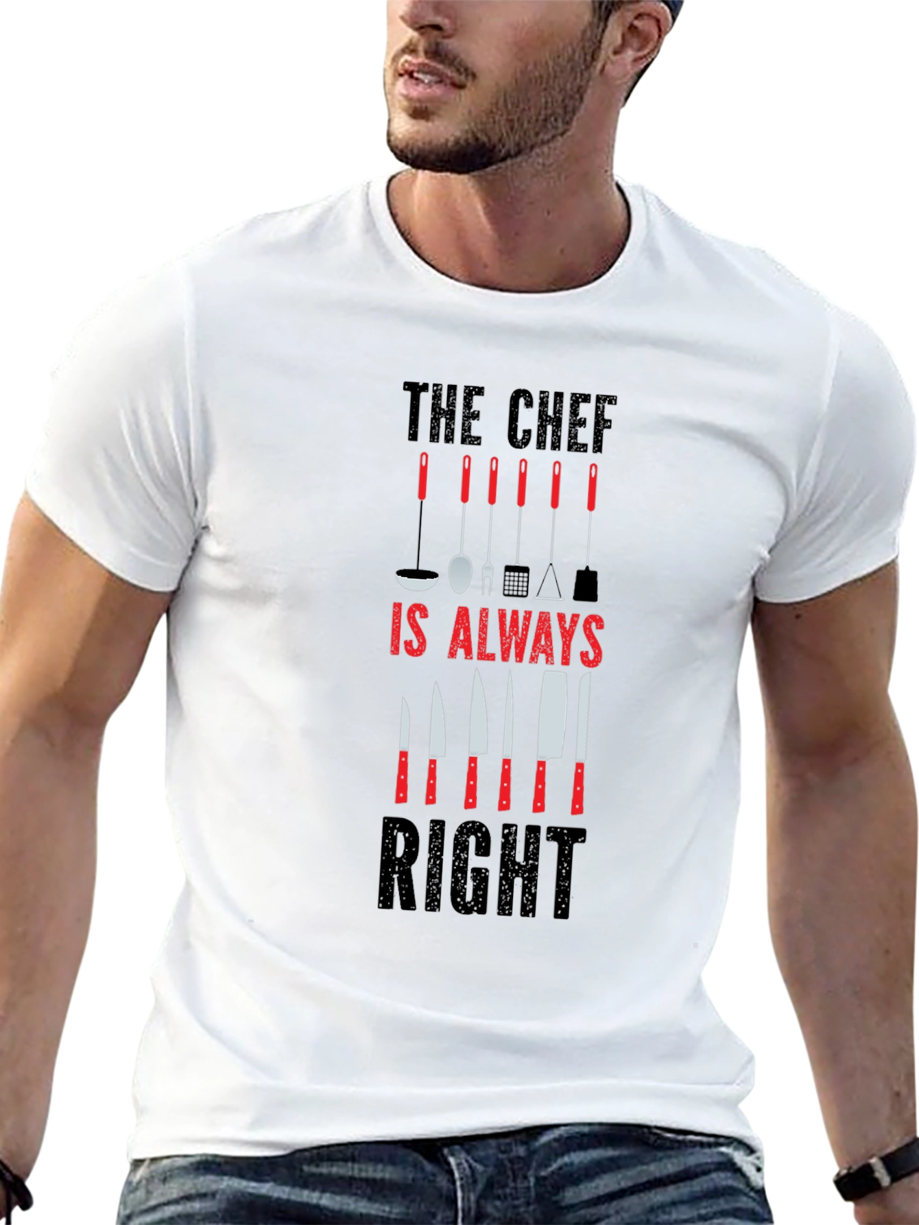 The Chef is Always Right Graphic T-Shirt