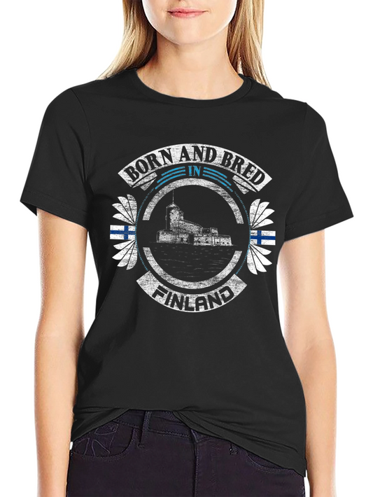 Born and Bred in Finland Graphic T-Shirt