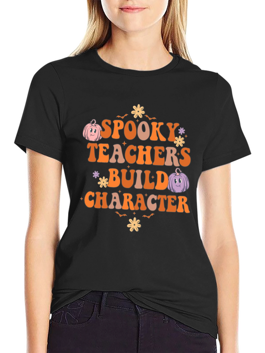 Spooky Teacher Halloween Graphic Tee