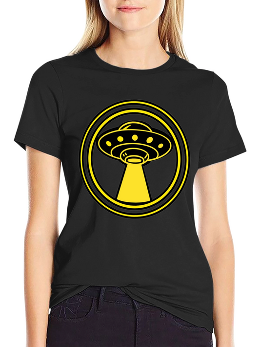UFO Abduction Graphic Tee - Sci-Fi Alien T-Shirt