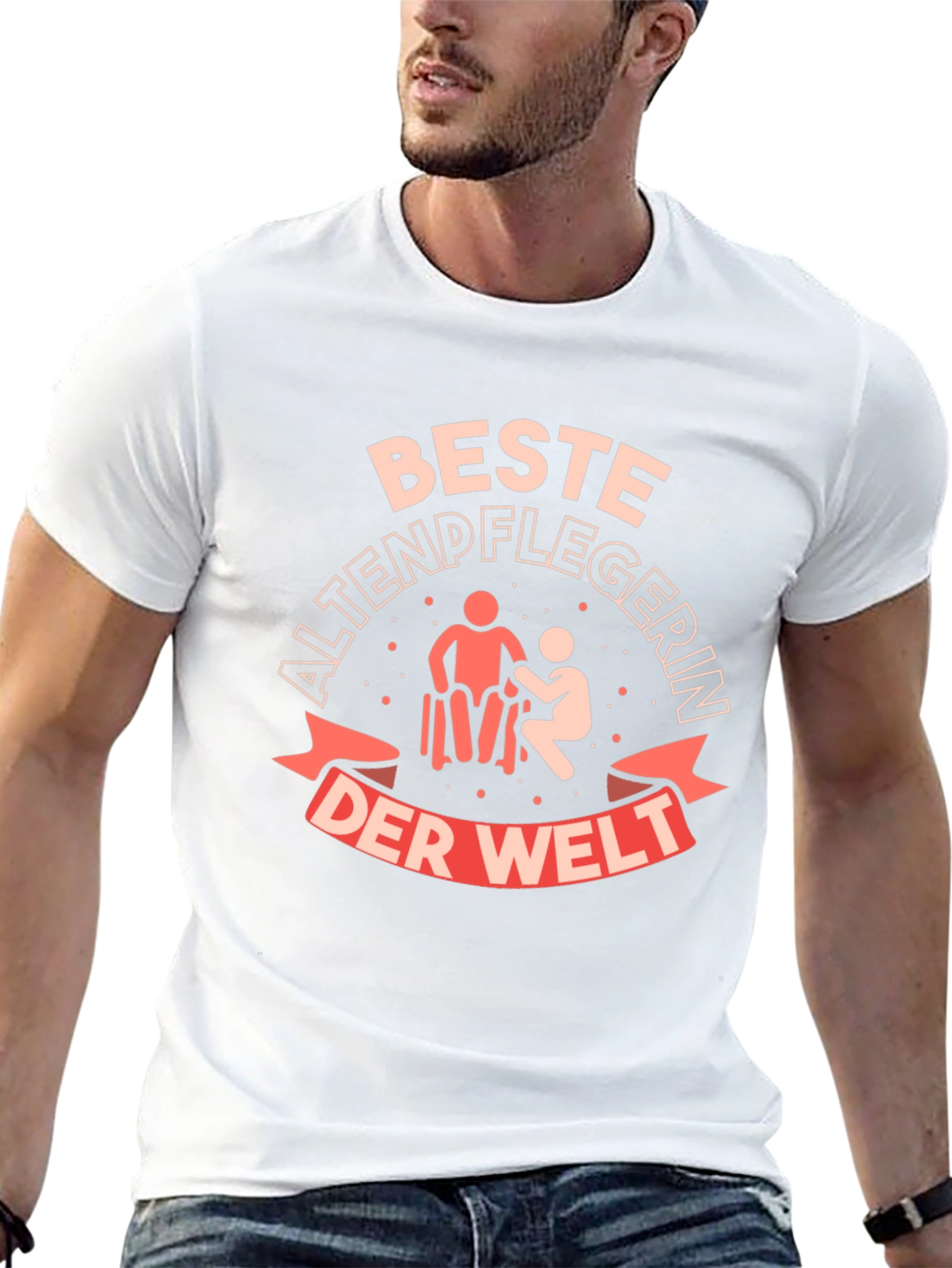 Best Caregiver T-Shirt - Black Cotton