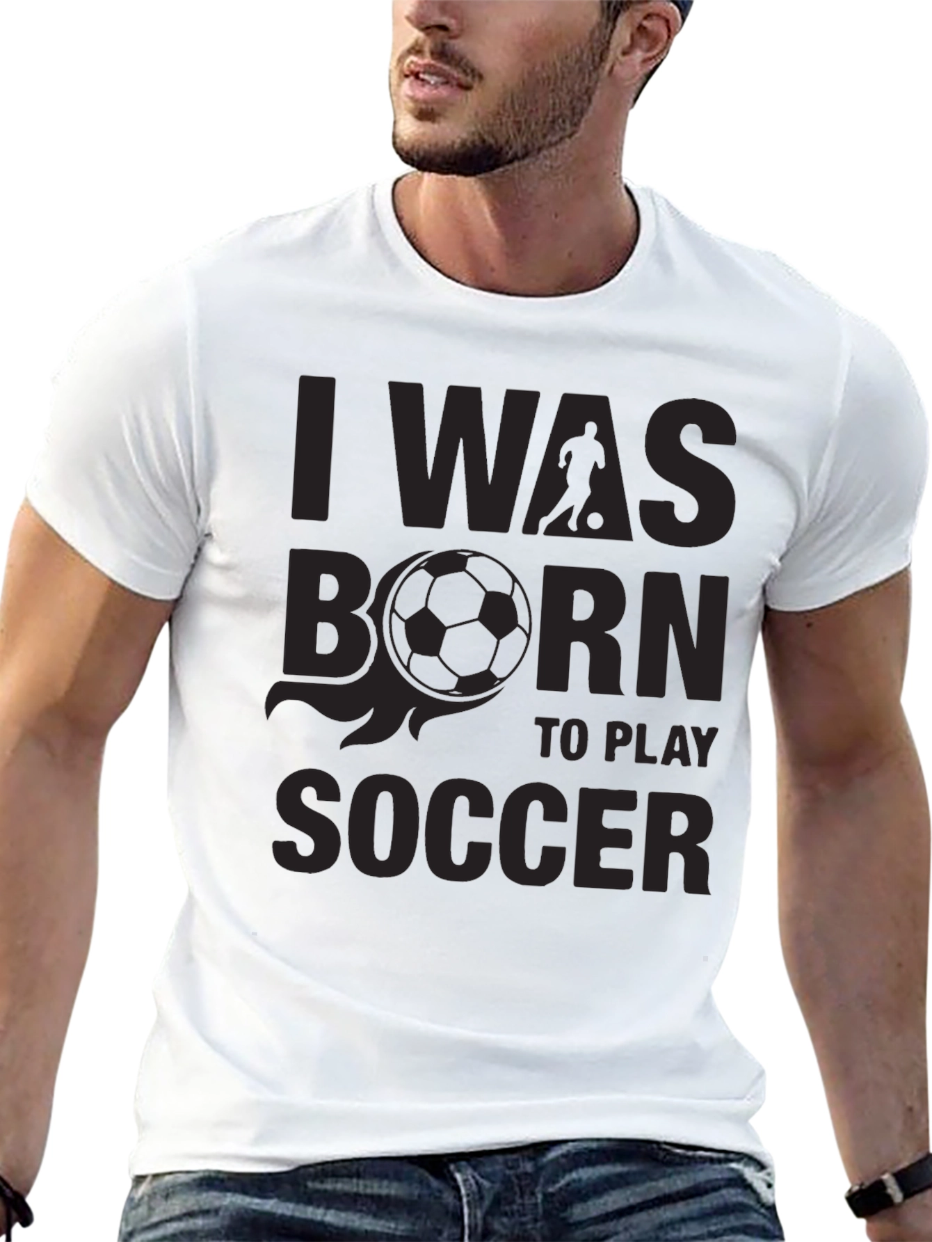 Soccer Player T-Shirt - Born To Play