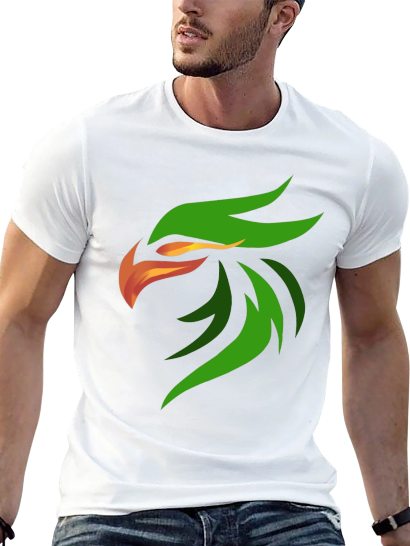 Bold Eagle Graphic Black T-Shirt