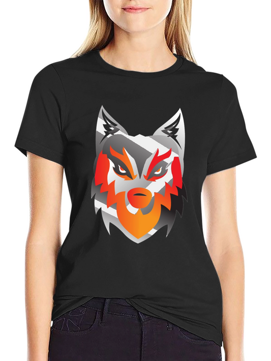 Bold Wolf Graphic Tee - Striking Design