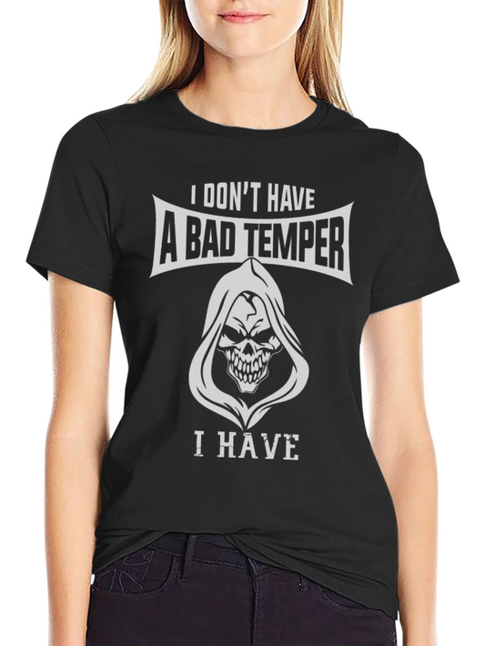 Bad Temper Grim Reaper Graphic T-Shirt