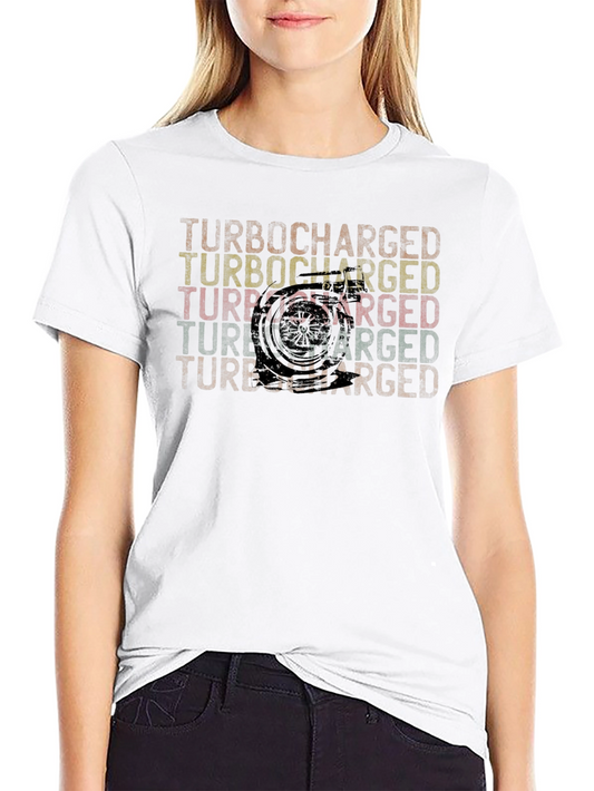 Turbocharged Graphic Tee - Retro Style