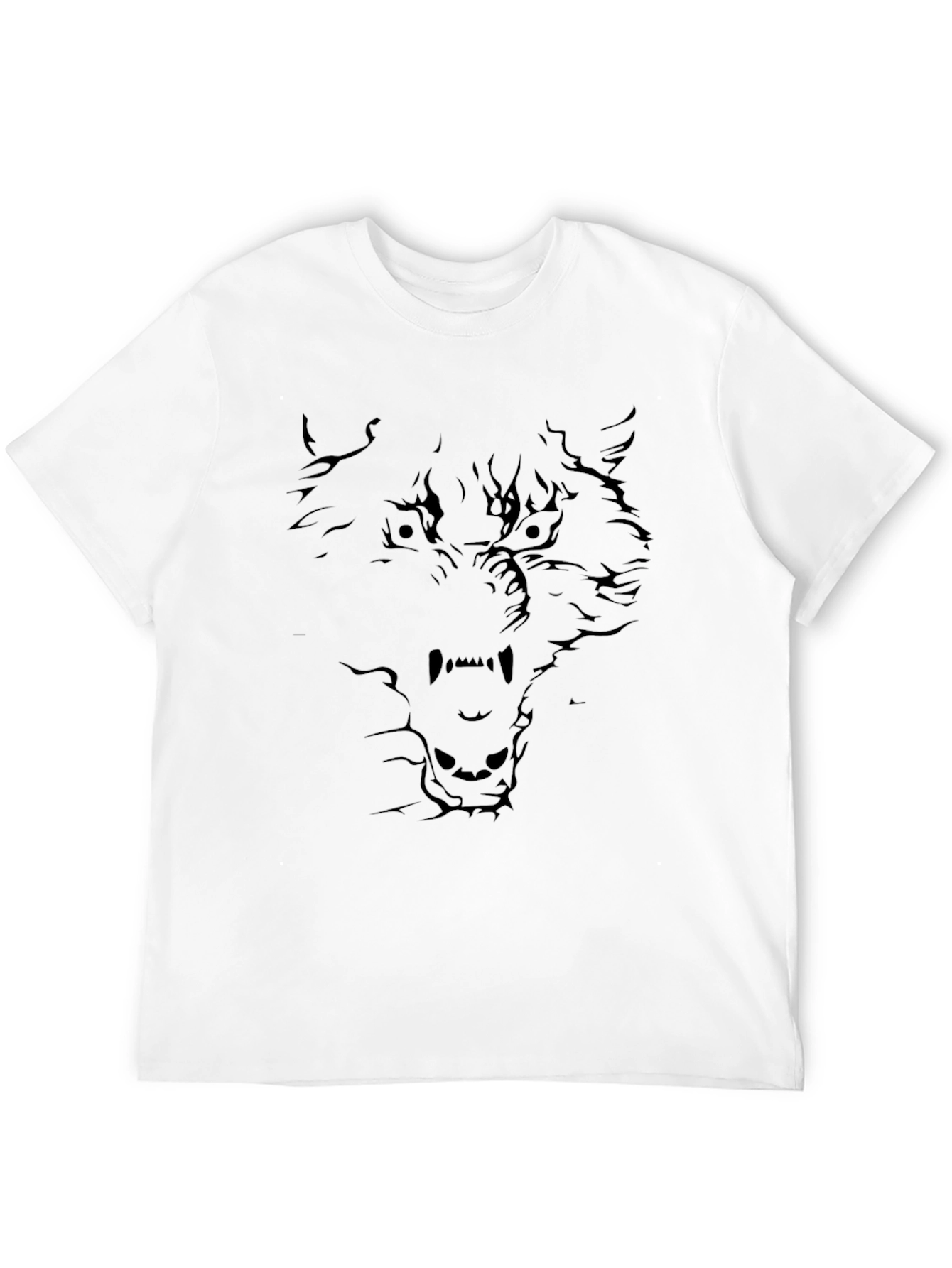 Black Wolf Graphic T-Shirt