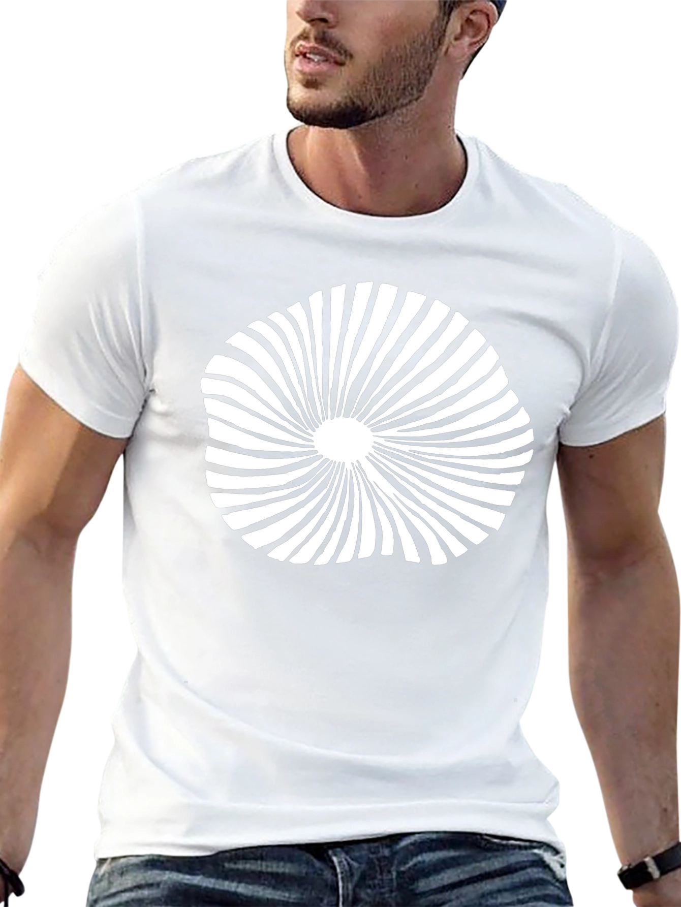 Abstract Burst Graphic T-Shirt