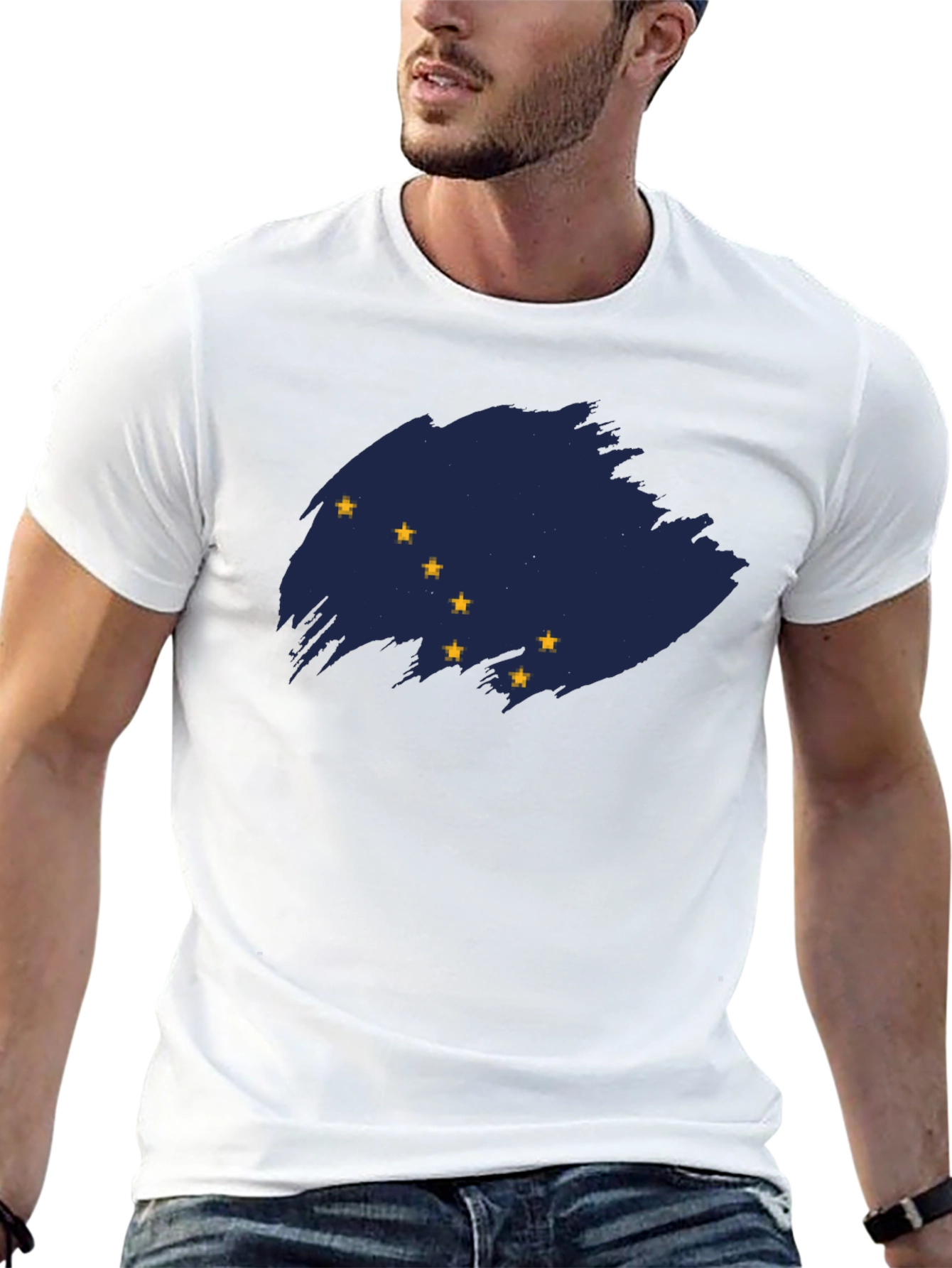 Alaska Flag T-Shirt - Distressed Graphic Tee