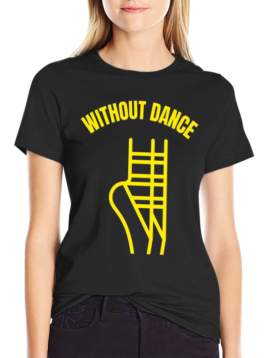 Without Dance Graphic Tee - Black
