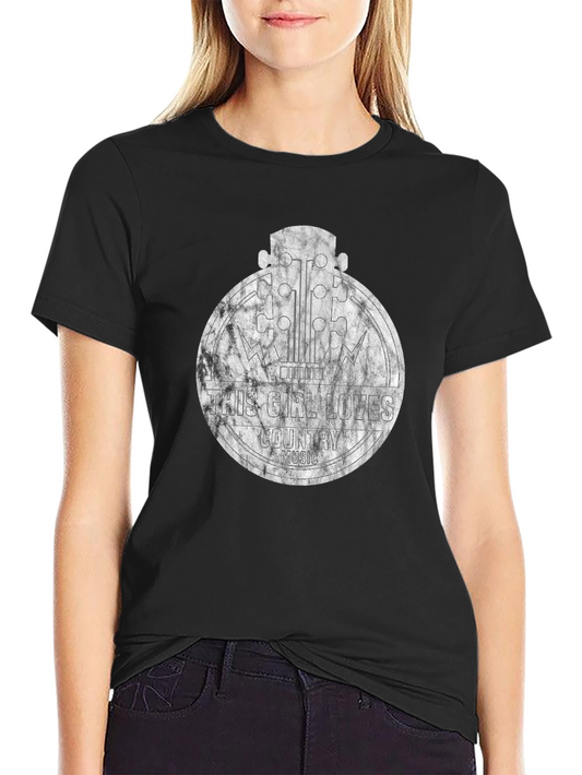 This Girl Loves Country Music T-Shirt
