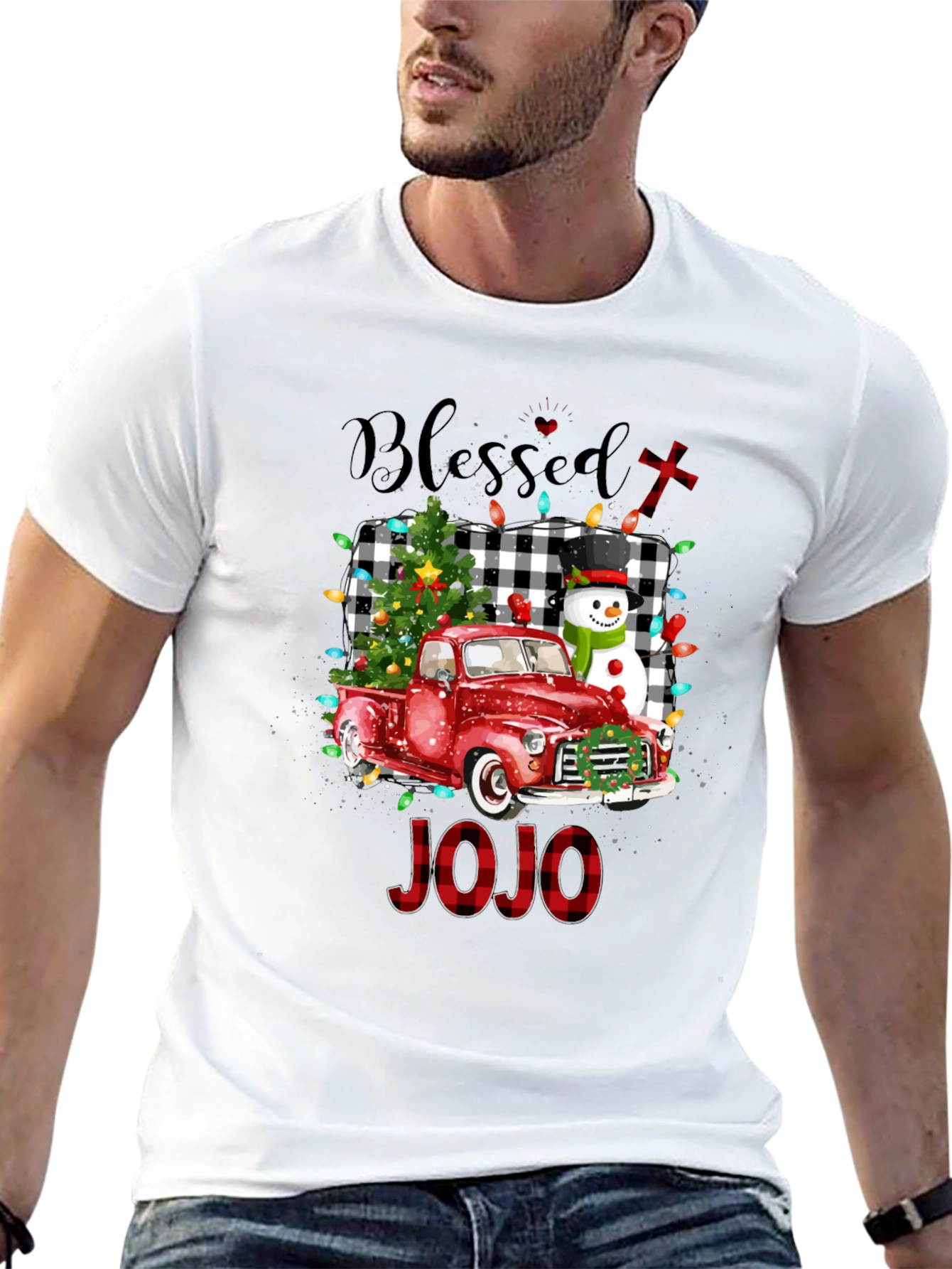 Blessed JOJO Christmas Truck T-Shirt