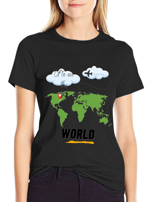 World Travel T-Shirt - Adventure Awaits!