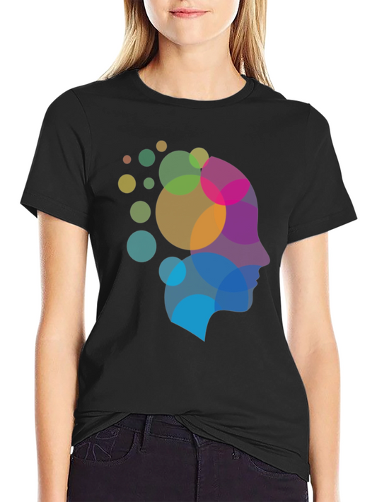 Abstract Mind T-Shirt - Colorful Design