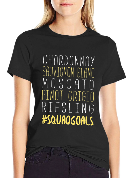 Wine Squad Goals Graphic Tee