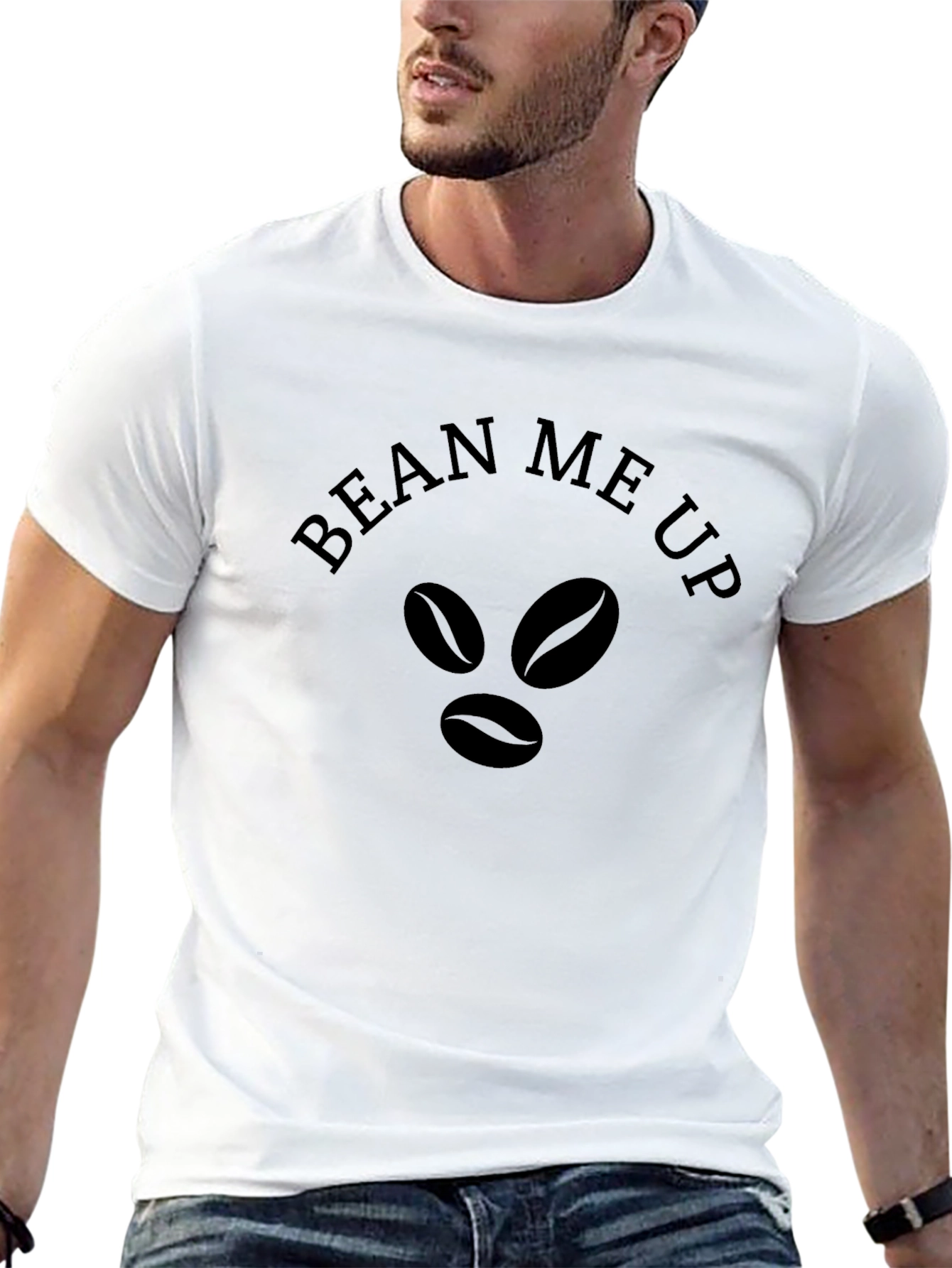 Bean Me Up T-Shirt - Coffee Lover Tee