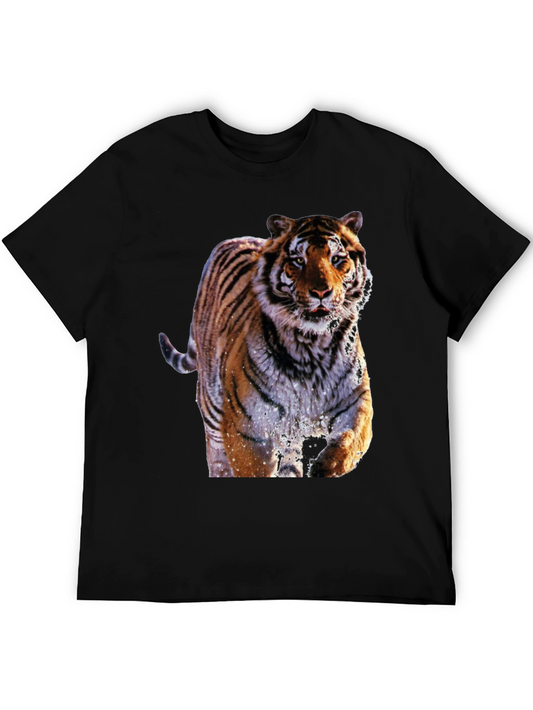 Tiger Graphic Black T-Shirt