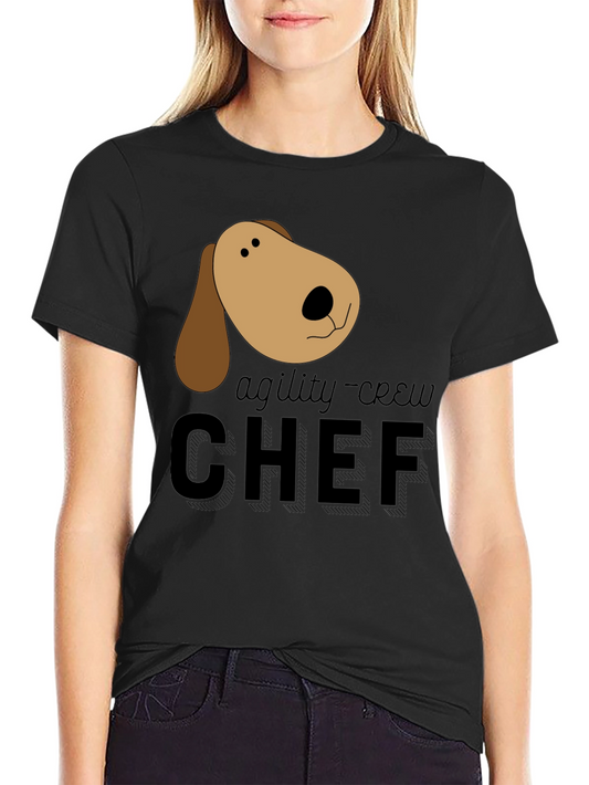 Agility Crew Chef Dog Graphic T-Shirt