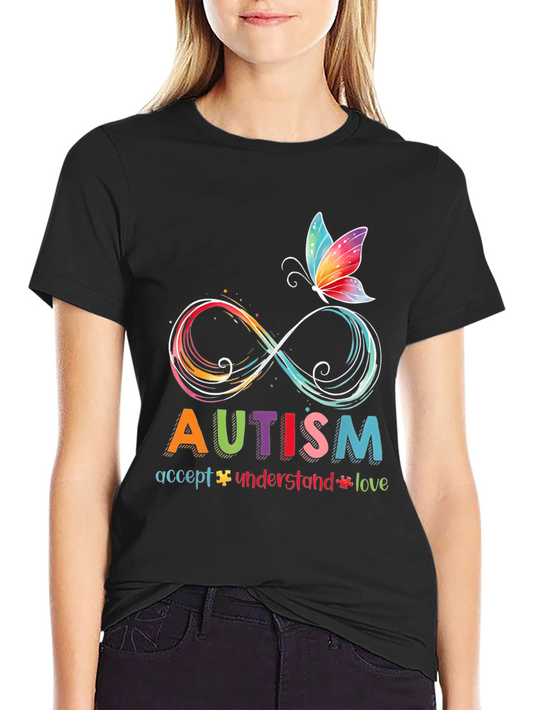 Autism Awareness T-Shirt - Accept Understand Love