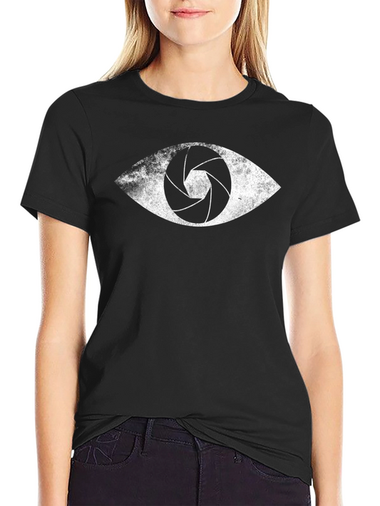 Aperture Eye Graphic Tee - Modern Style