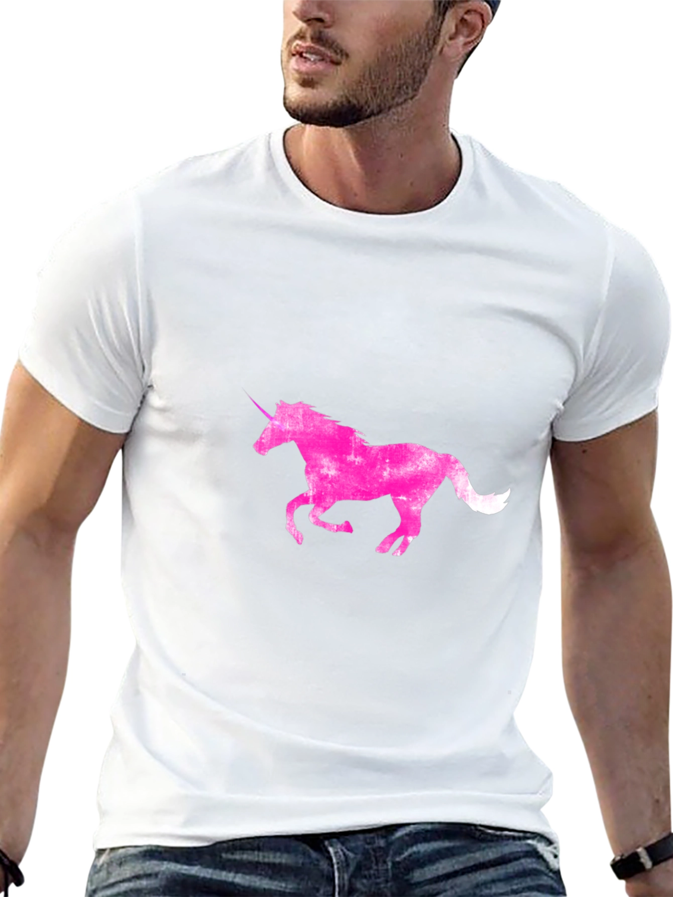 Unicorn Graphic Black Tee