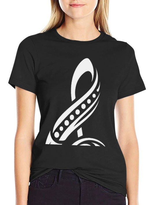 Tribal Symbol Black Tee - Unique Graphic Design