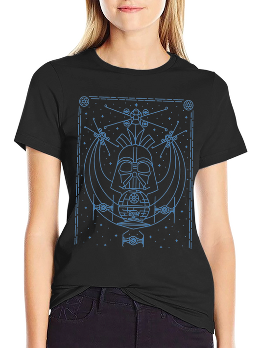 Star Wars Darth Vader Blueprint Graphic T-Shirt