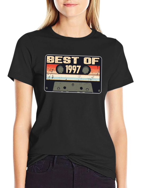 Best of 1997 Cassette Tape Graphic Tee - Retro Vintage Style