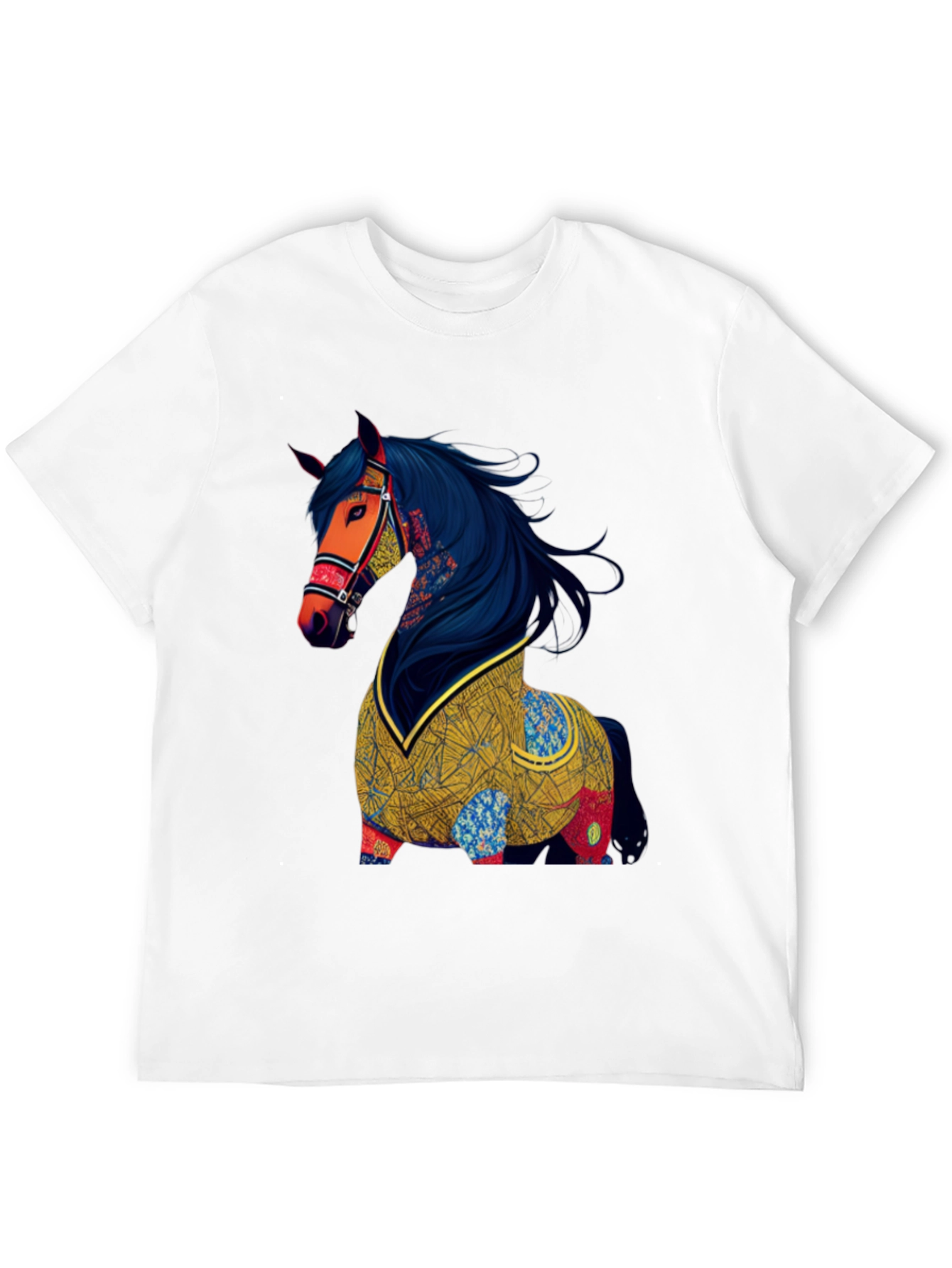 Artistic Horse Graphic T-Shirt