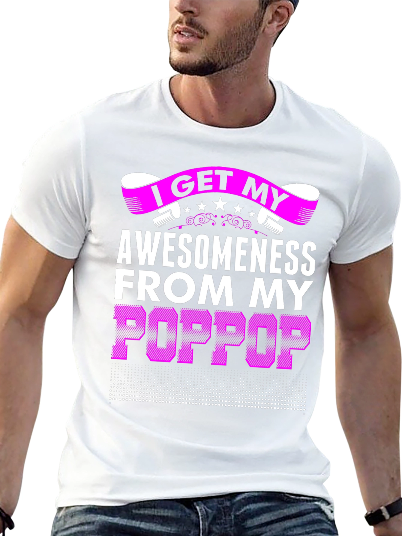 Awesomeness from My Poppop Graphic T-Shirt