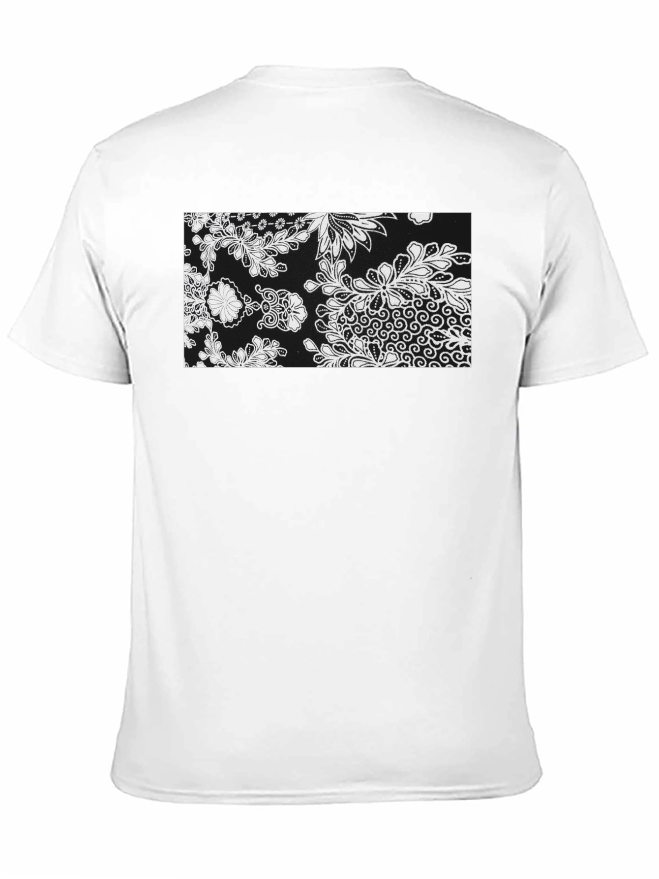 Black Floral Print T-Shirt
