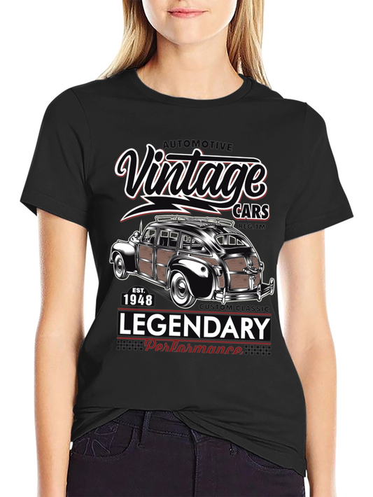Vintage Cars T-Shirt - Legendary Performance 1948