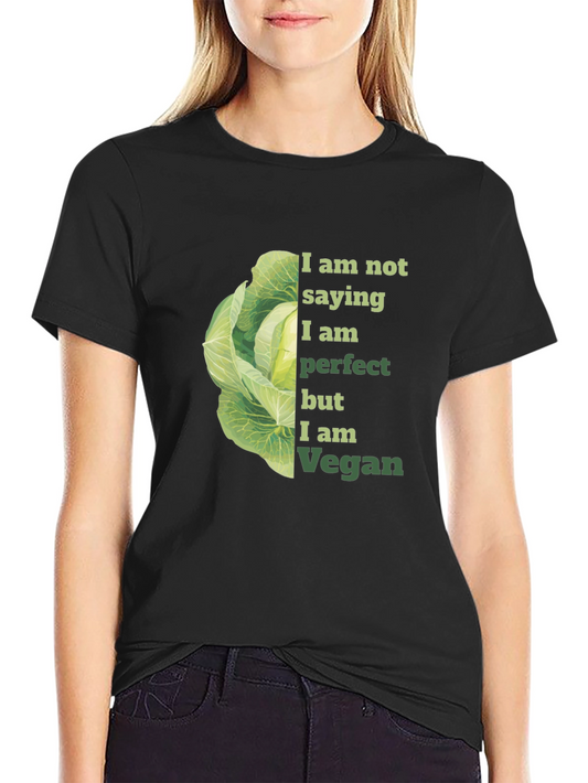 Vegan T-Shirt with Cabbage Design