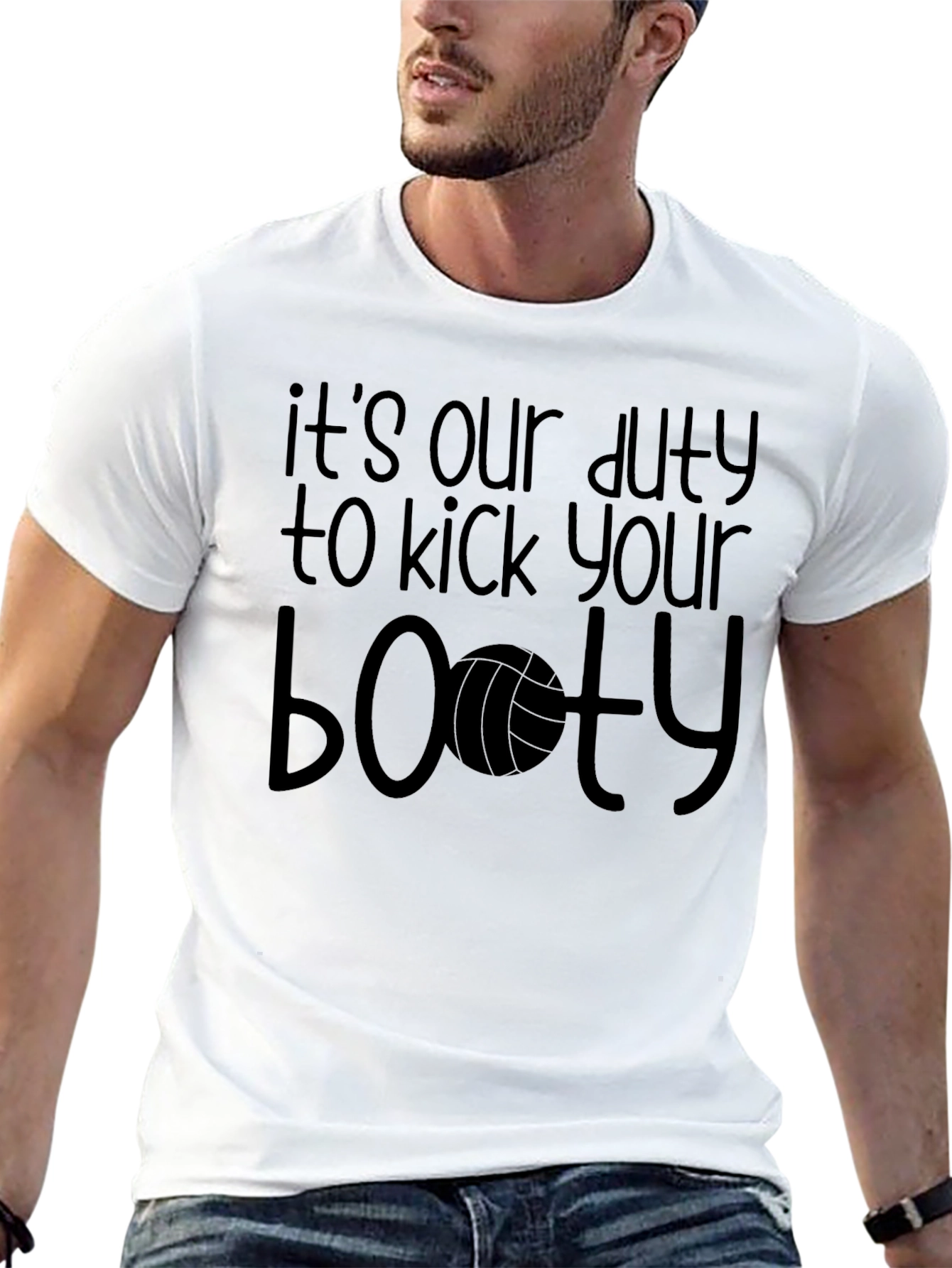 Volleyball Booty T-Shirt - Its Our Duty
