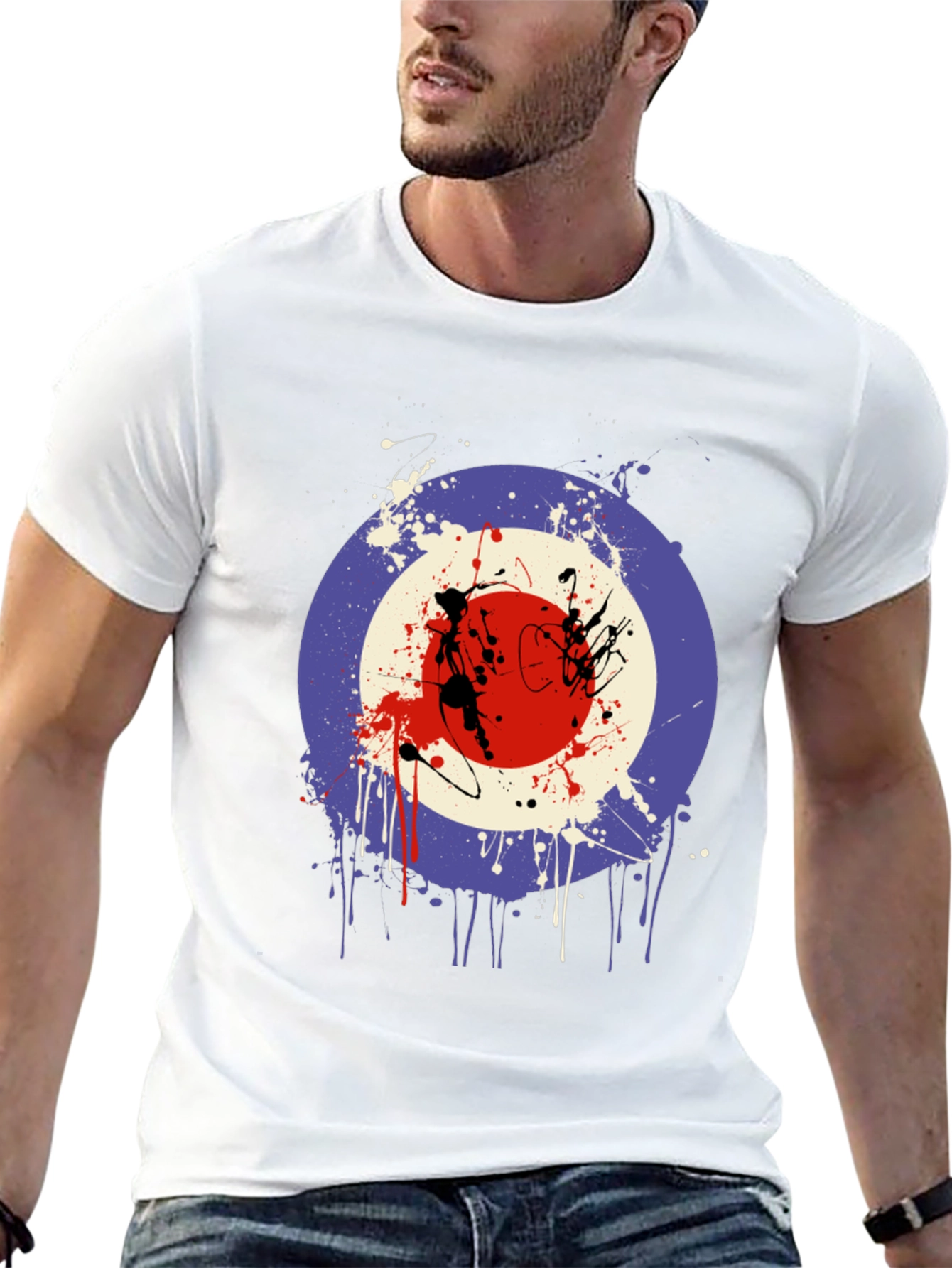 Target Splash Tee - Stylish Graphic T-Shirt